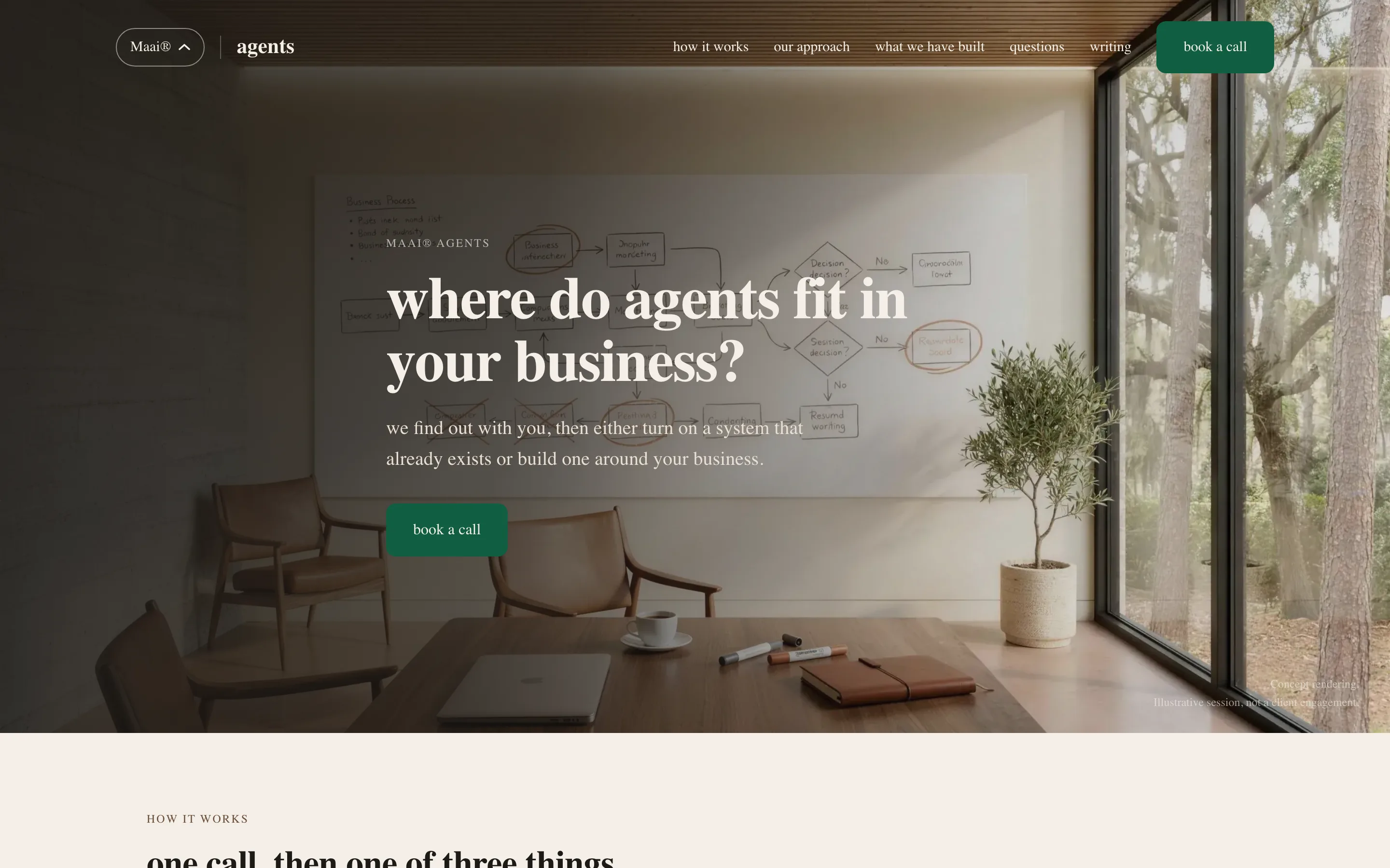 Maai® Agents homepage